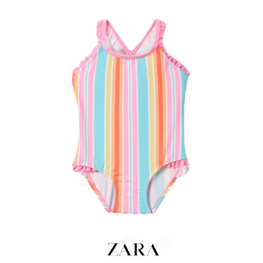 ZARA Kids | Multicolored | STRIPED SWIMSUIT